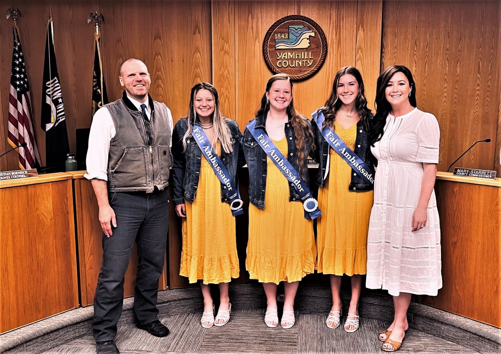 Fair Ambassadors in Town Hall